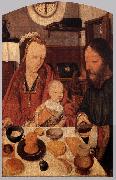 MOSTAERT, Jan The Holy Family at Table ag oil painting artist